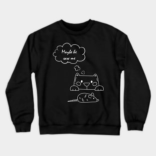 Cat and mouse Crewneck Sweatshirt